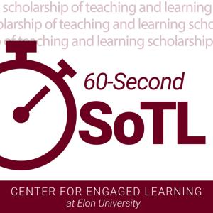 60-Second SoTL by Jessie L. Moore