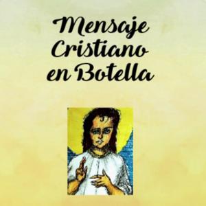 Mensaje cristiano en botella