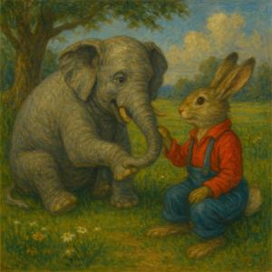 Billy Bunny and the Friendly Elephant