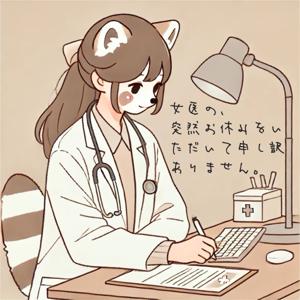女医の、突然お休みをいただいて申し訳ありません。