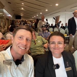 Tee Time with James and Adrienne