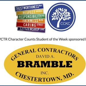 Character Counts Student of the Week