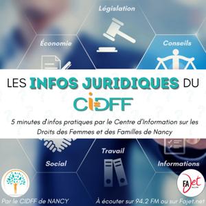 Les infos juridiques du CIDFF - radio Fajet