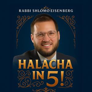 Halacha in 5!
B'nai Israel of Norfolk VA-Torah!
