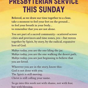 Queer Church Sunday: A Progressive Presbyterian Podcast