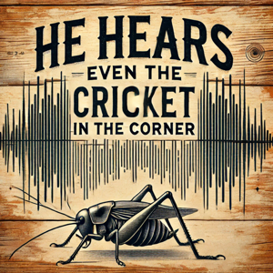 He Hears Even the Cricket in the Corner