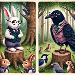 Little Jack Rabbit and Professor Crow