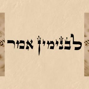 לבנימין אמר - קריאה בתורה עם בנימין אפלבוים