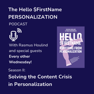 ’Hello $FirstName’ - marketing experts discussing the topic of personalization