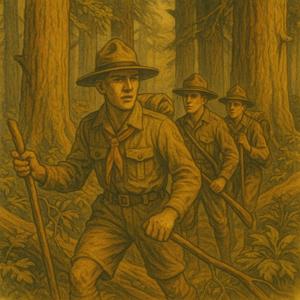 Boy Scouts Through the Big Timber