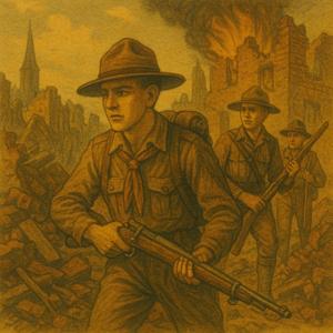 Boy Scouts on War Trails in Belgium