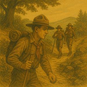 Boy Scouts on the Trail