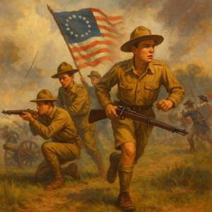 Boy Scouts at the Battle of Saratoga