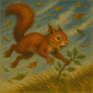 Blowing Away of Mr. Bushy Tail