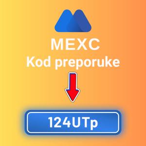 MEXC Kod Preporuke: "124UTp" (Bonus Dobrodošlice do 1.200 USDT)