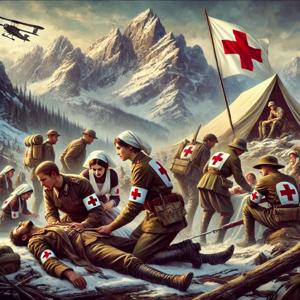 Red Cross Girls with the Italian Army