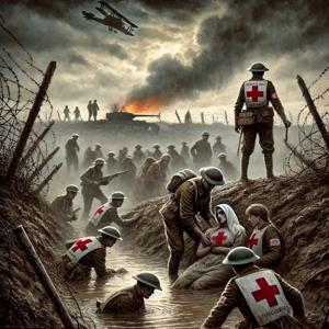 Red Cross Girls in the British Trenches