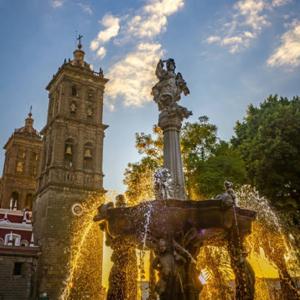 Caminando por las calles de Puebla