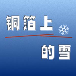 铜箔上的雪