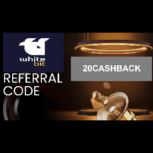 Whitebit Referral Code ”20CASHBACK” – Get 20% Discount on Trading Fees