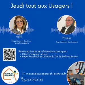 Jeudi tout aux Usagers ! Un podcast dédié à celles et ceux qui œuvrent chaque jour pour les usagers
