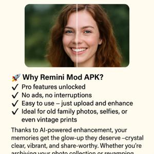 Remini MOD: HD Photos Without Limits