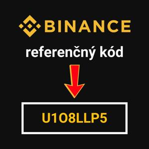Pridajte referenčný kód Binance: U1O8LLP