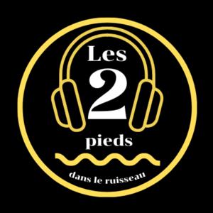 Les 2 pieds dans le ruisseau.