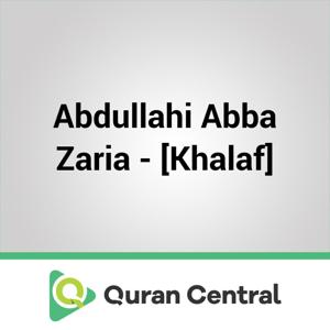 Abdullahi Abba Zaria - [Khalaf]