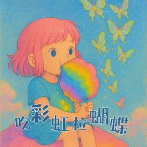 吃彩虹拉蝴蝶