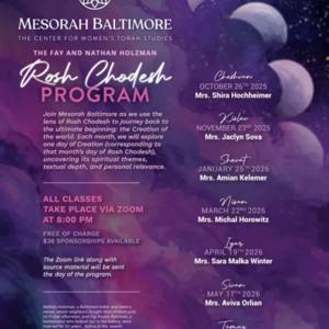Rosh Chodesh Program