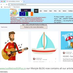 JustRetired50Plus PodCasts and Websites structure