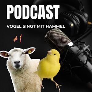 Vogel singt mit Hammel