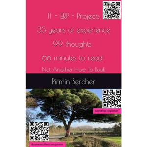Pirmin's Podcast : IT - ERP - Projects 33 years of experience - 99 thoughts, a weekly podcast