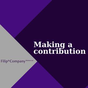 Making a contribution