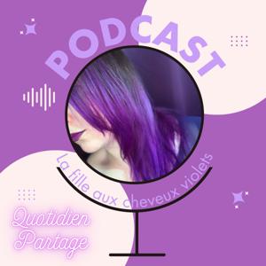 La fille aux cheveux violets