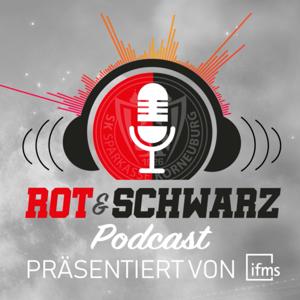 Rot und Schwarz.
