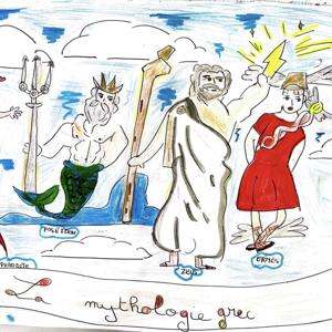 Les héros et héroïnes de la mythologie grecque par la classe de CM1 JAUNE / GSRD Ennasr