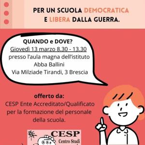 Formazione CESP Brescia 13 marzo