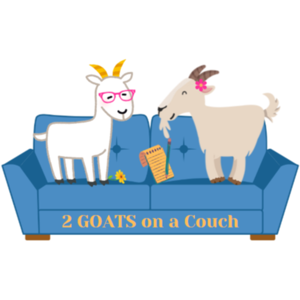 2 GOATS on a Couch