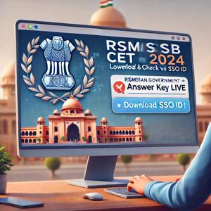"RSMSSB CET Answer Key Download|SSOID