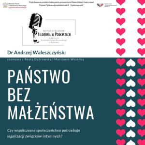 Państwo bez małżeństwa - dr Andrzej Waleszczyński