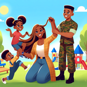 Retired Military Family