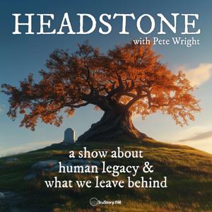 Headstone with Pete Wright