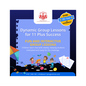 Pass 11 Plus Grammar Preparation Success Birmingham, UK