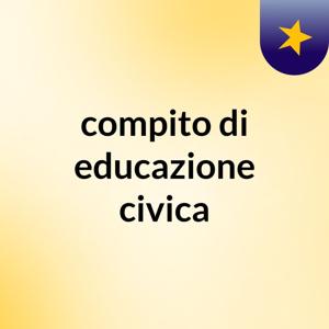 compito di educazione civica