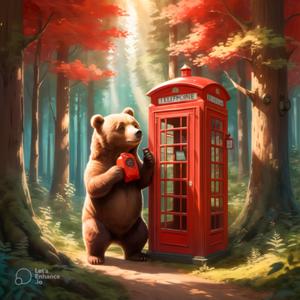 熊熊電話亭