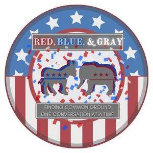Red, Blue, & Gray