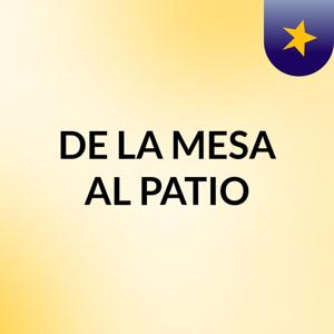 DE LA MESA AL PATIO