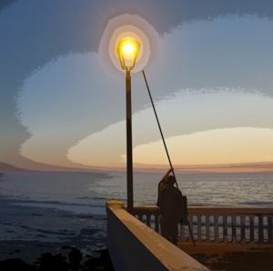 L'allumeur de réverbères - un lieu où s'éclairer